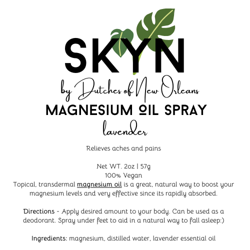Magnesium Oil Spray - Lavender